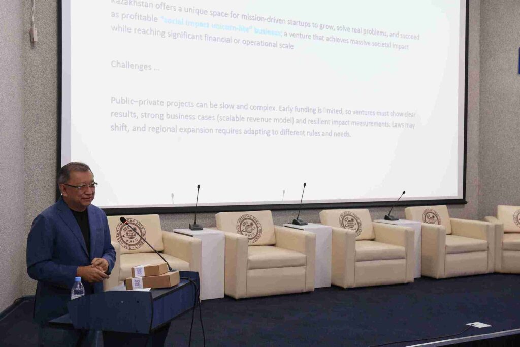 Лим Тай Тун провёл серию лекций в КАСУ (13)