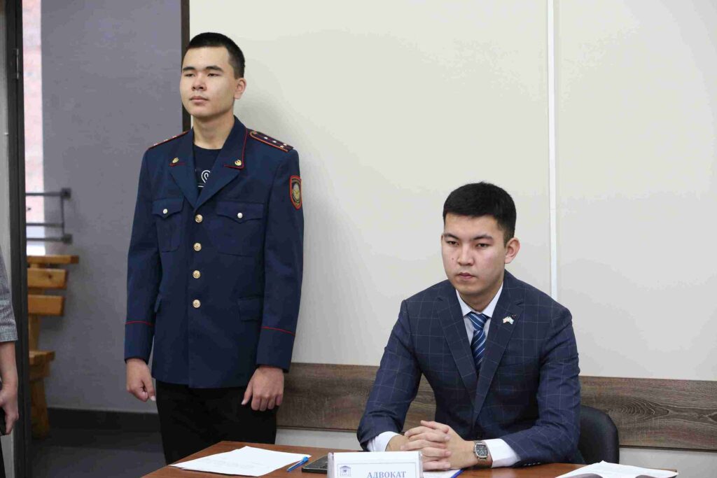 Демонстративный учебный судебный процесс по уголовному делу в рамках идеологемы «Заң мен тәртіп» («Закон и порядок») (24)