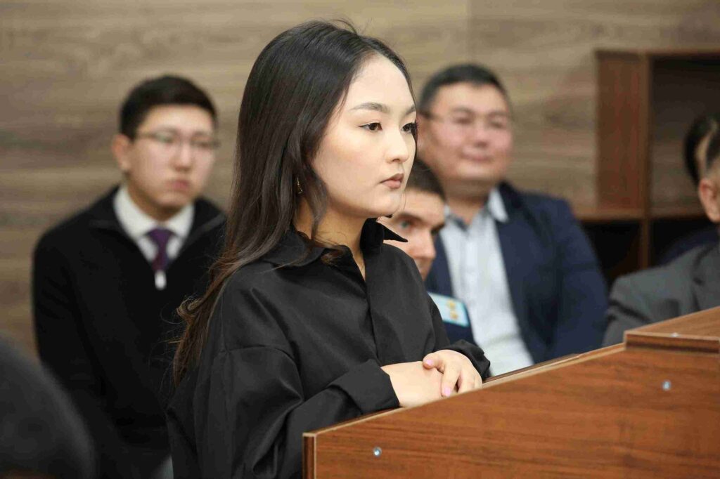 Демонстративный учебный судебный процесс по уголовному делу в рамках идеологемы «Заң мен тәртіп» («Закон и порядок») (4)