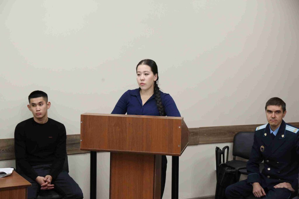 Демонстративный учебный судебный процесс по уголовному делу в рамках идеологемы «Заң мен тәртіп» («Закон и порядок») (9)