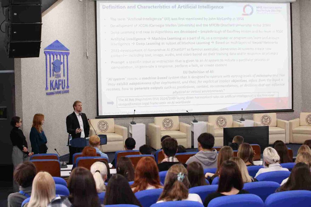 Гостевая лекция о применении искусственного интеллекта в науке состоялась в КАСУ (3)