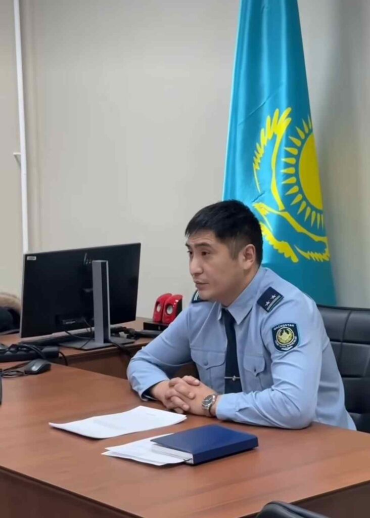 Гостевая лекция начальника следственного отдела Управления полиции г.Усть Каменогорска2