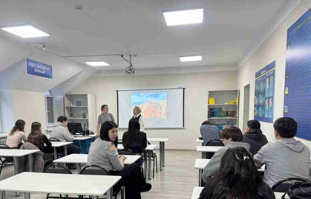 Гостевая лекция руководителя отдела маркетинга ТОО «Эмиль» с обучающимися кафедры бизнеса 1