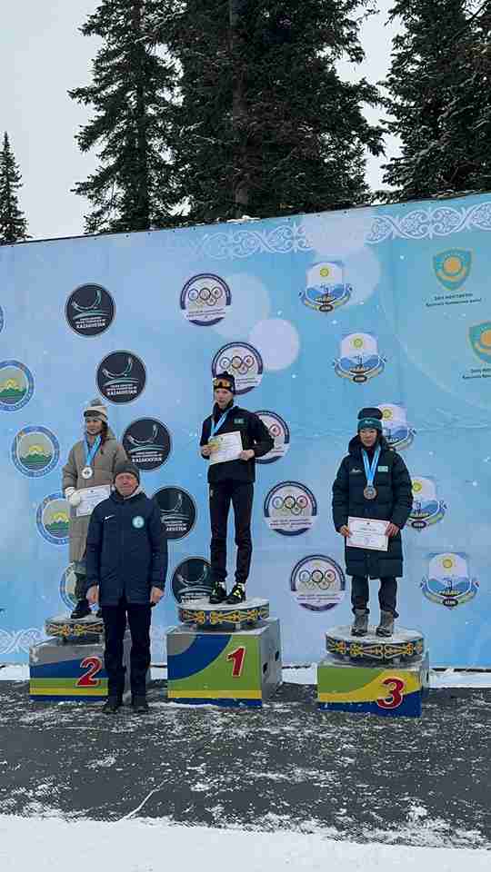 Студентка КАСУ призёр Молодёжного чемпионата РК по лыжным гонкам (1)