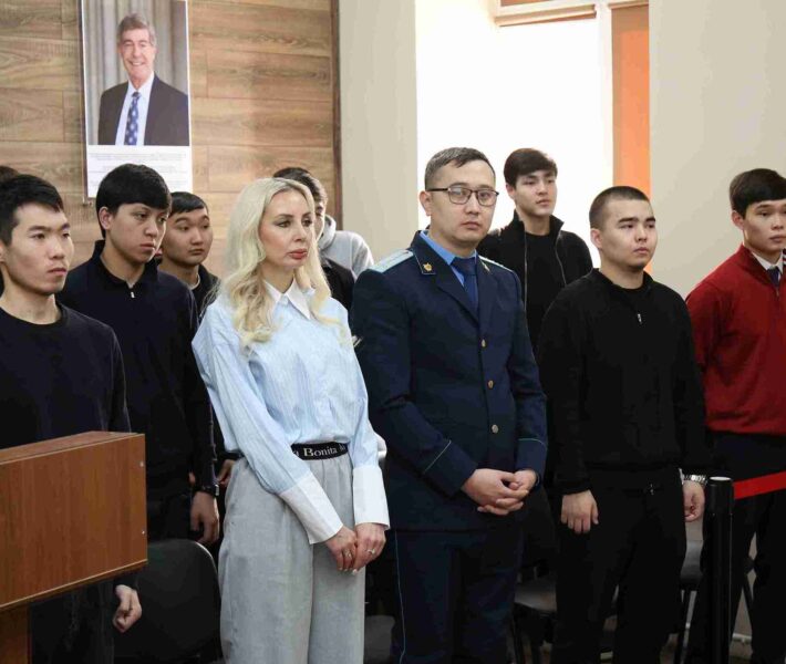 Студенты КАСУ провели инсценировку судебного процесса по уголовному делу 12