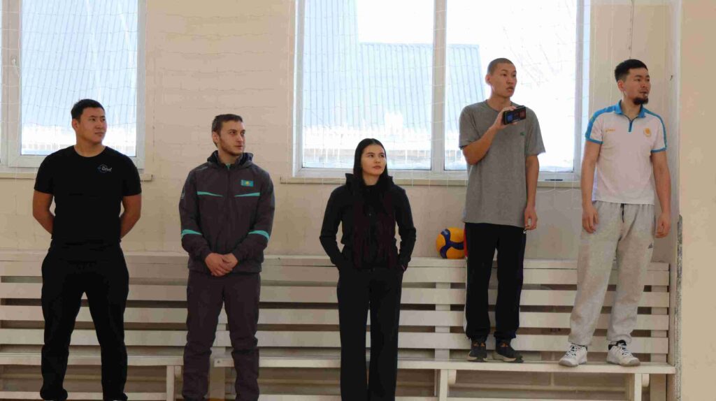 Товарищеская встреча по волейболу между командами университета КАСУ и Высшего колледжа КАСУ3