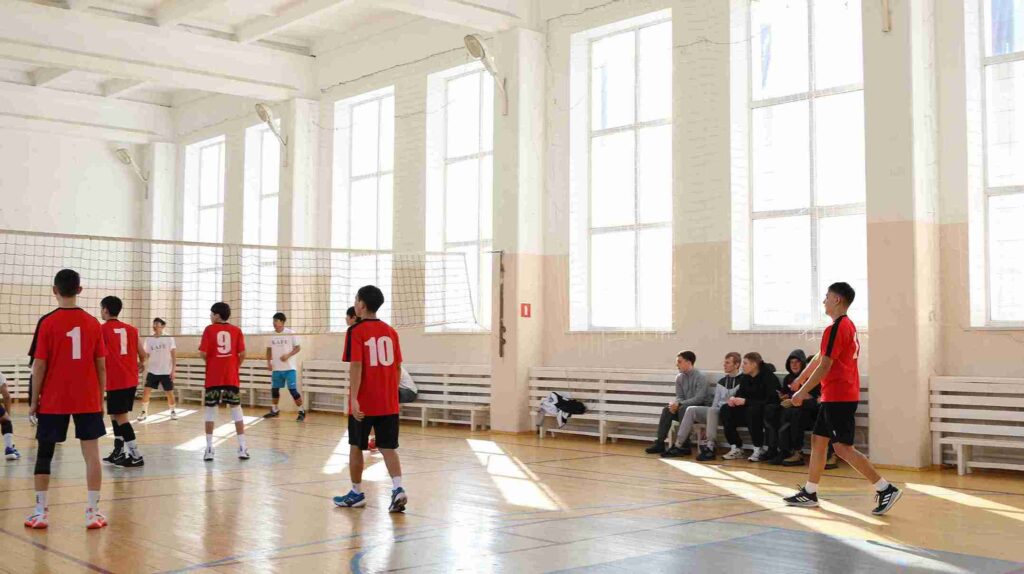 Товарищеская встреча по волейболу между командами университета КАСУ и Высшего колледжа КАСУ5