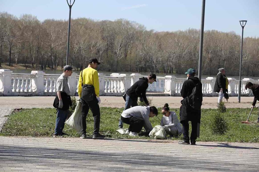 Участие в республиканской акции «Таза Қазақстан» 10