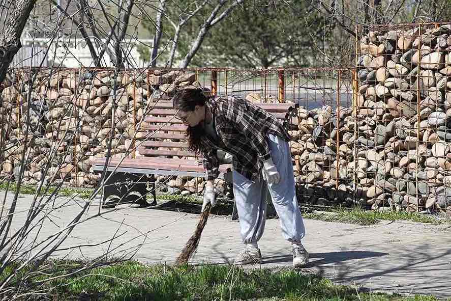 Участие в республиканской акции «Таза Қазақстан» 2