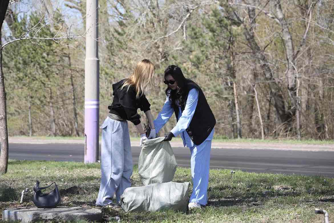 Участие в республиканской акции «Таза Қазақстан» 8