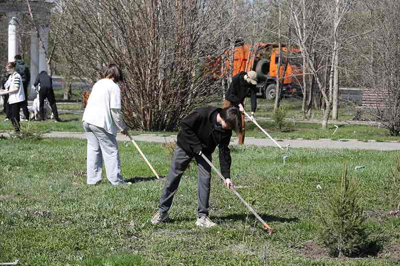 Участие в республиканской акции «Таза Қазақстан» 9