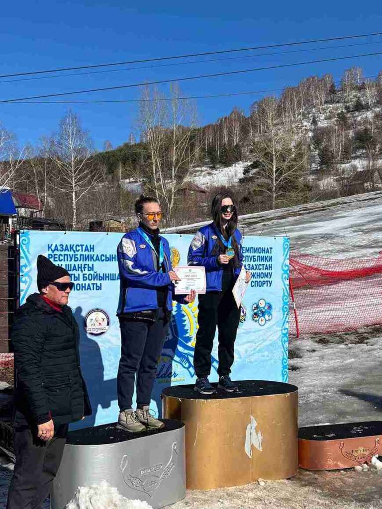 Успешное выступление студентки КАСУ на чемпионате Республики Казахстан по горнолыжному спорту 1